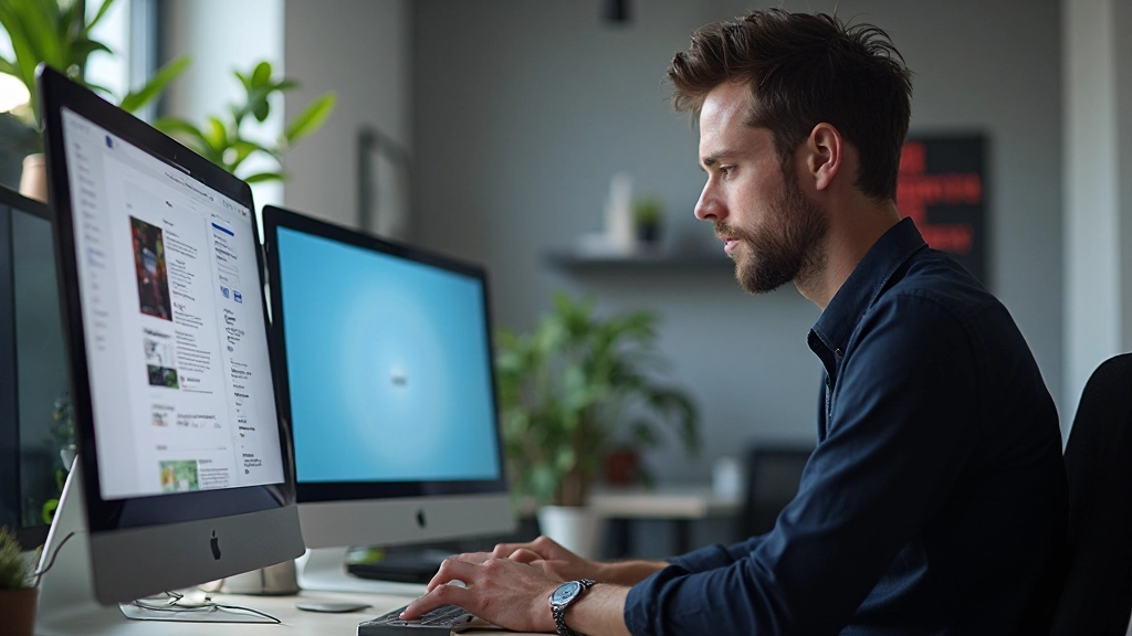 Vier mobiel-, tablet- en desktopschermen naast elkaar met hetzelfde artikel in verschillende lay-outprioriteitsniveaus